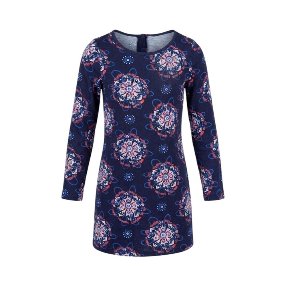 Gymboree Kids Dress Navy Blue Long Sleeves Girls Size Large 10 12